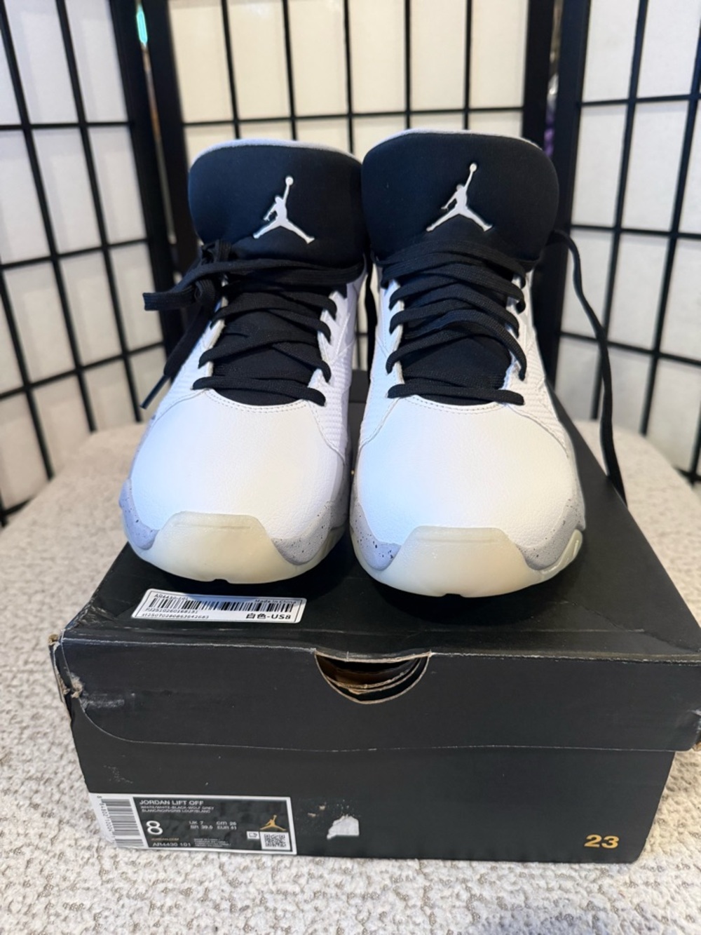 Nike‎ Air Jordan Lift Off White/Black/Wolf Grey Size 8 Men’s NEW w/ Box